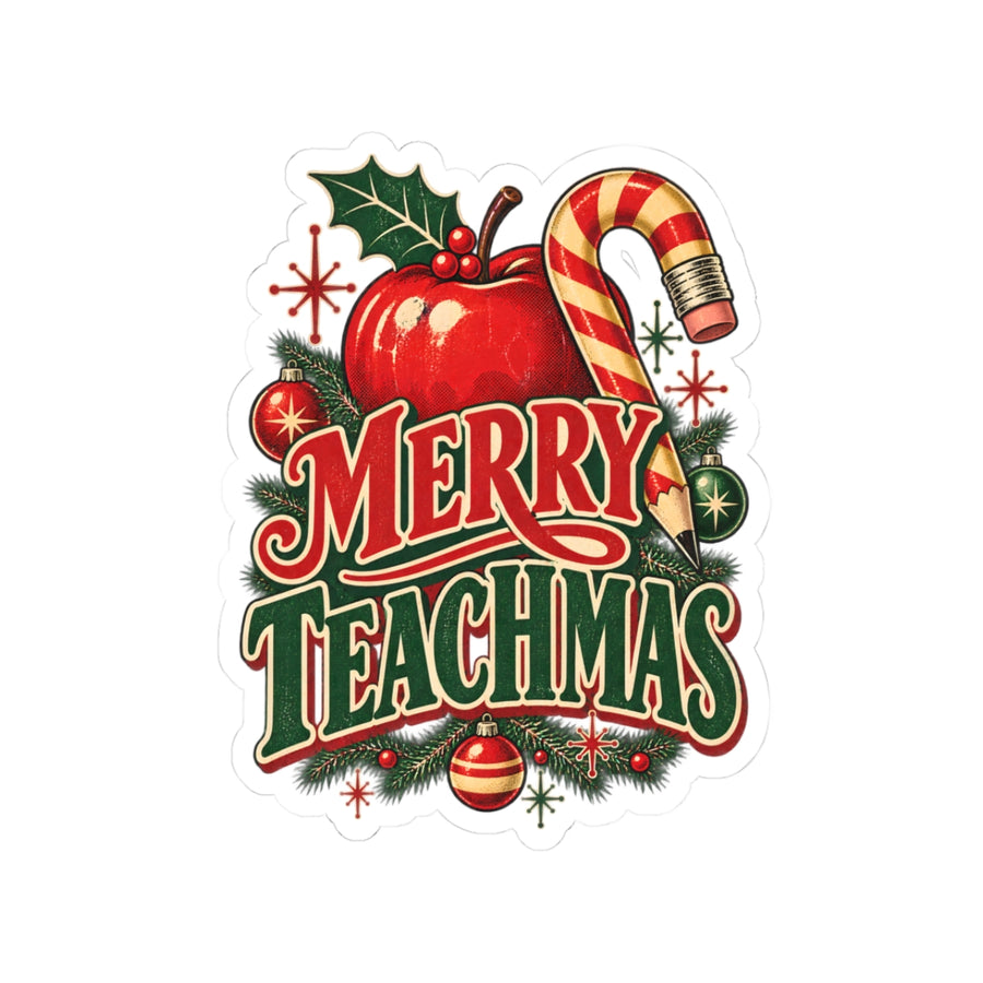 Merry Teachmas Sticker