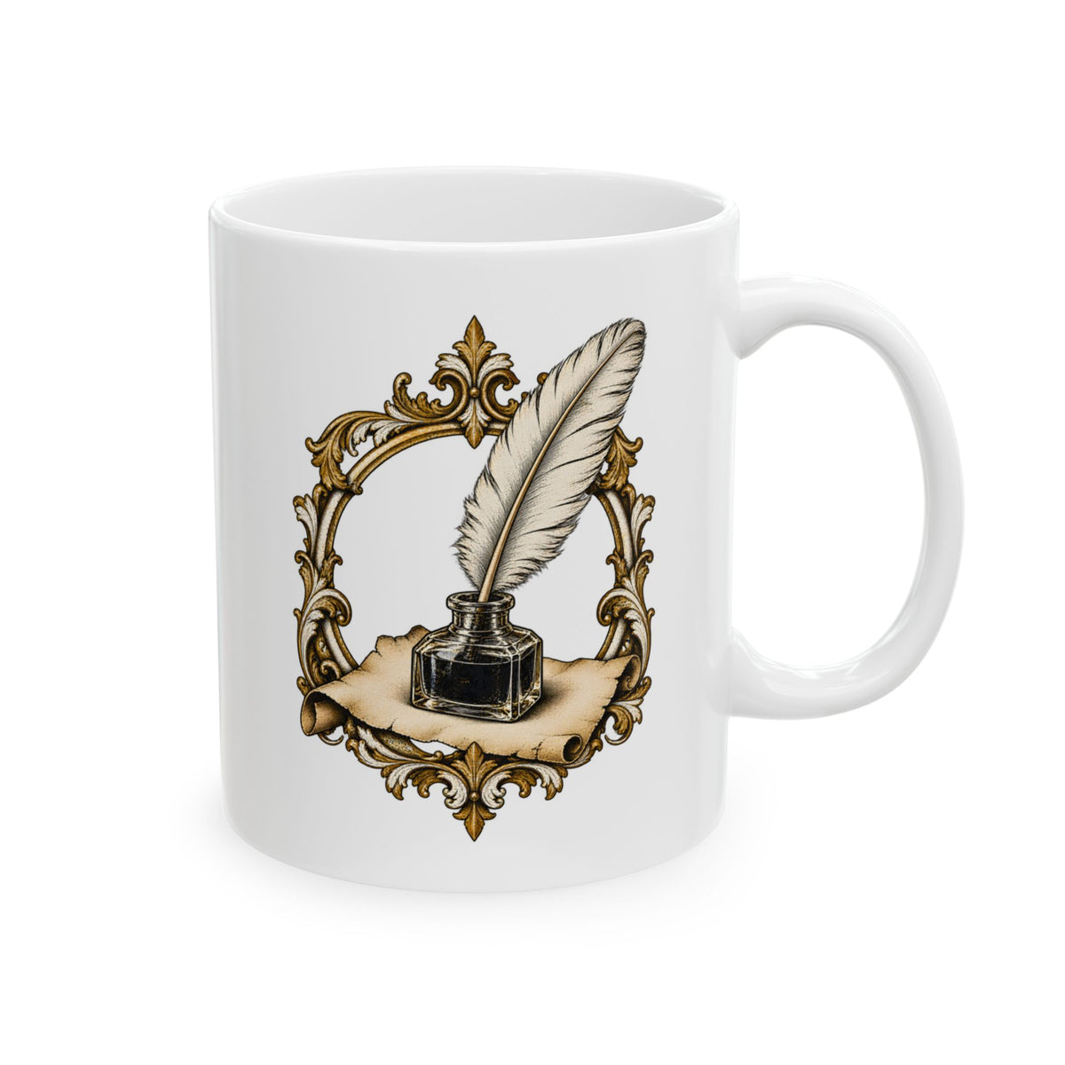 Quill & Inkwell Mug