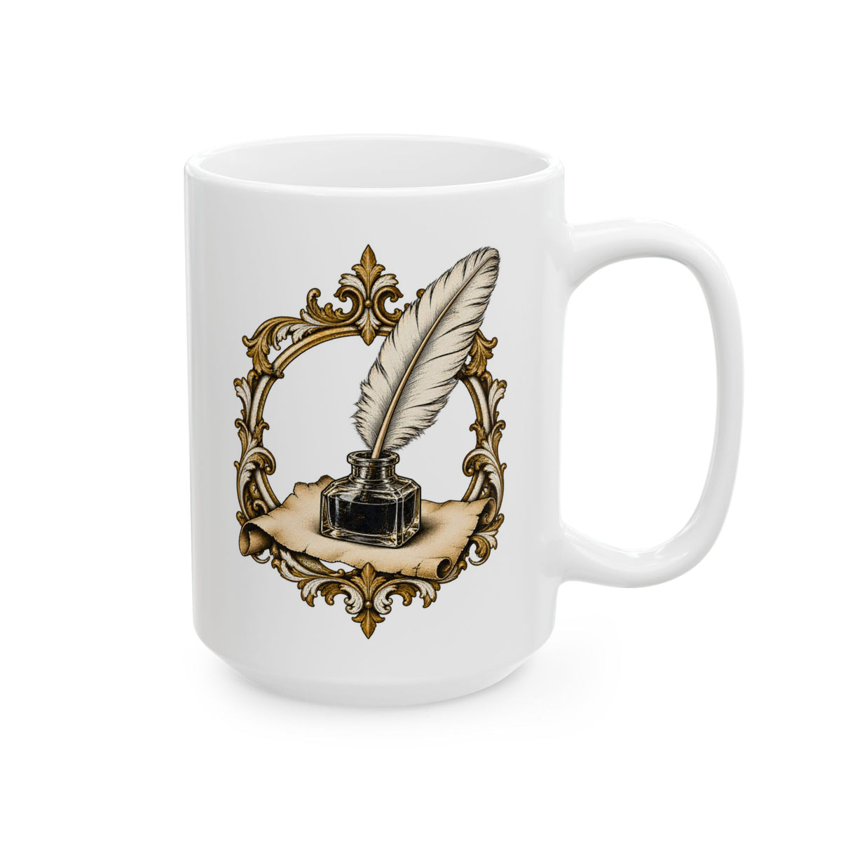 Quill & Inkwell Mug