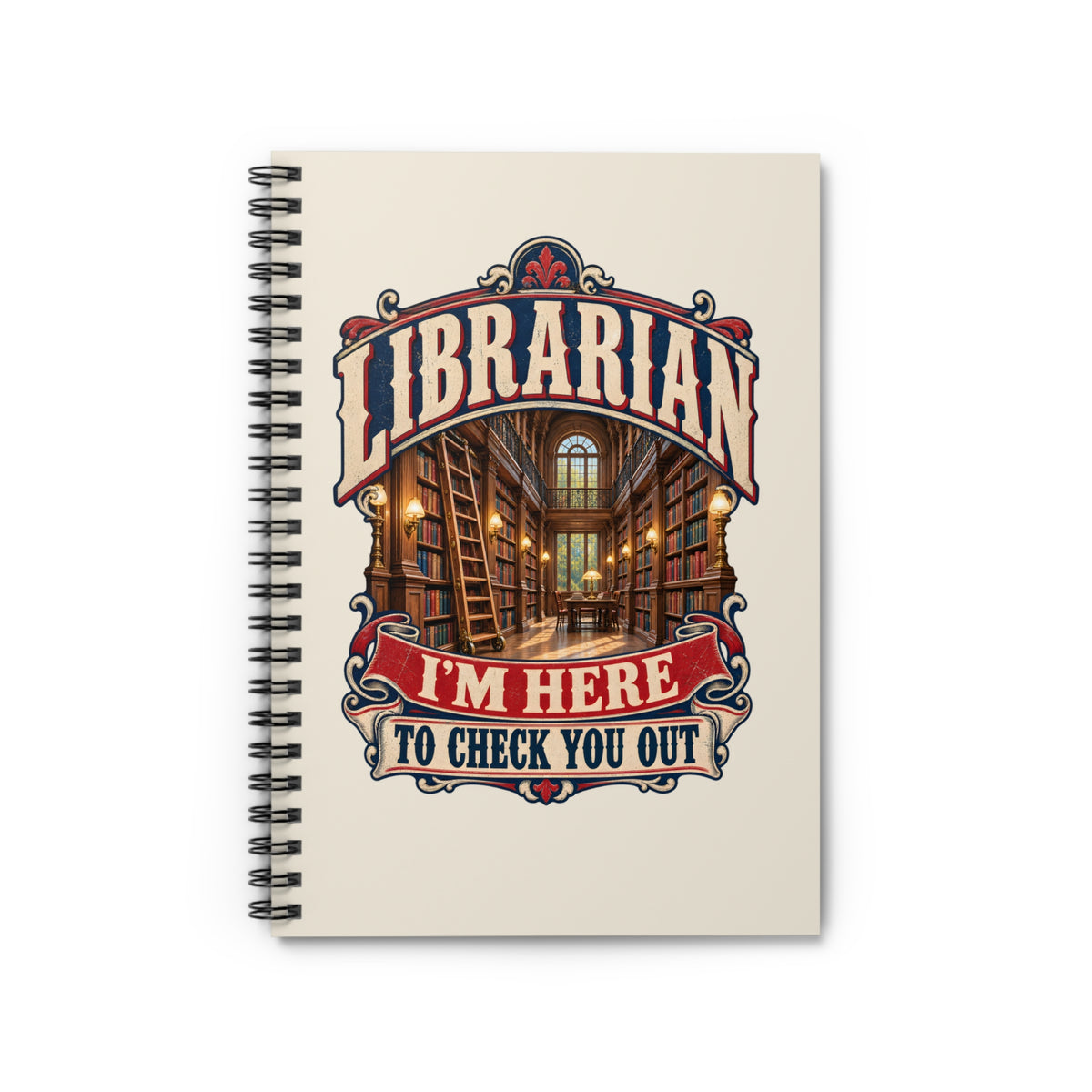 I'm Here to Check You Out Spiral Notebook