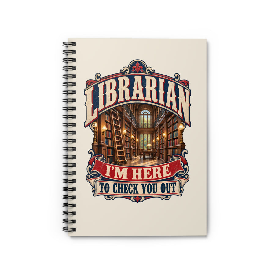 I'm Here to Check You Out Spiral Notebook