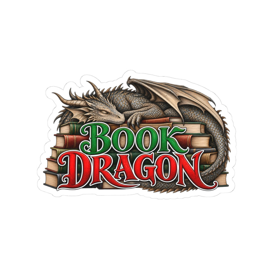 Book Dragon Sticker