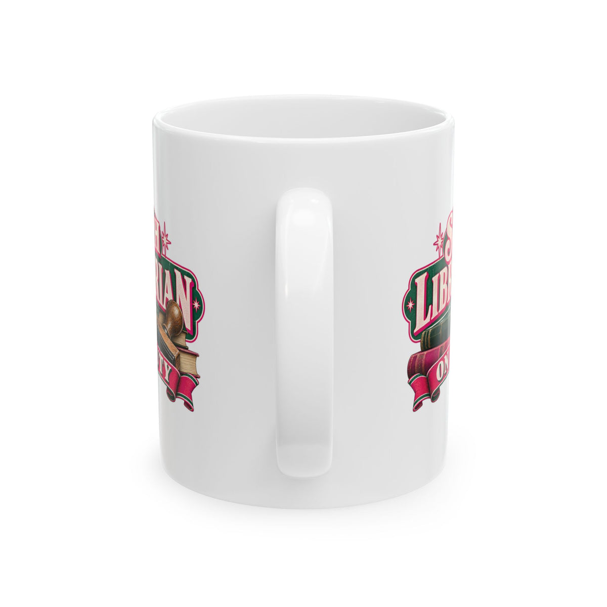Shh, Librarian on Duty Mug