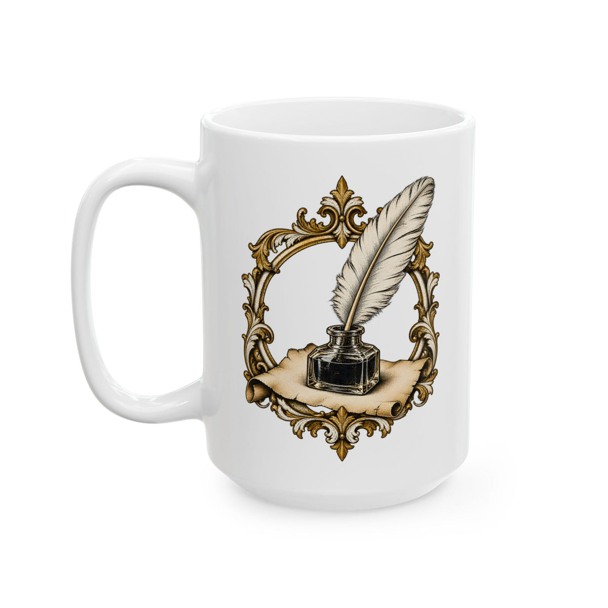 Quill & Inkwell Mug