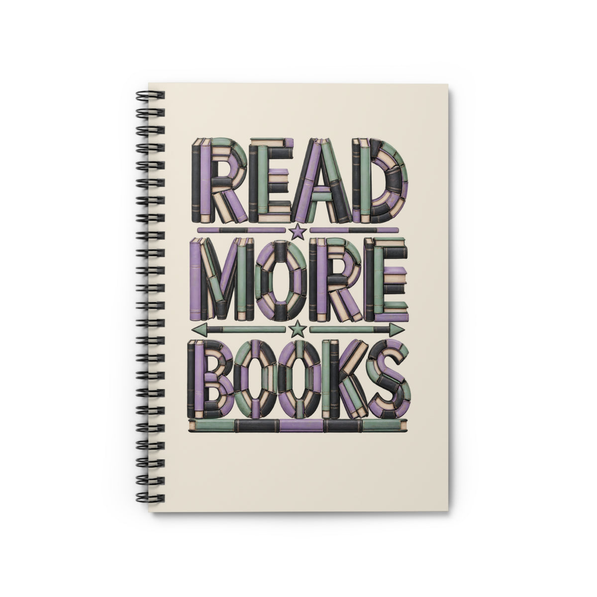 Read More Books Spiral Notebook
