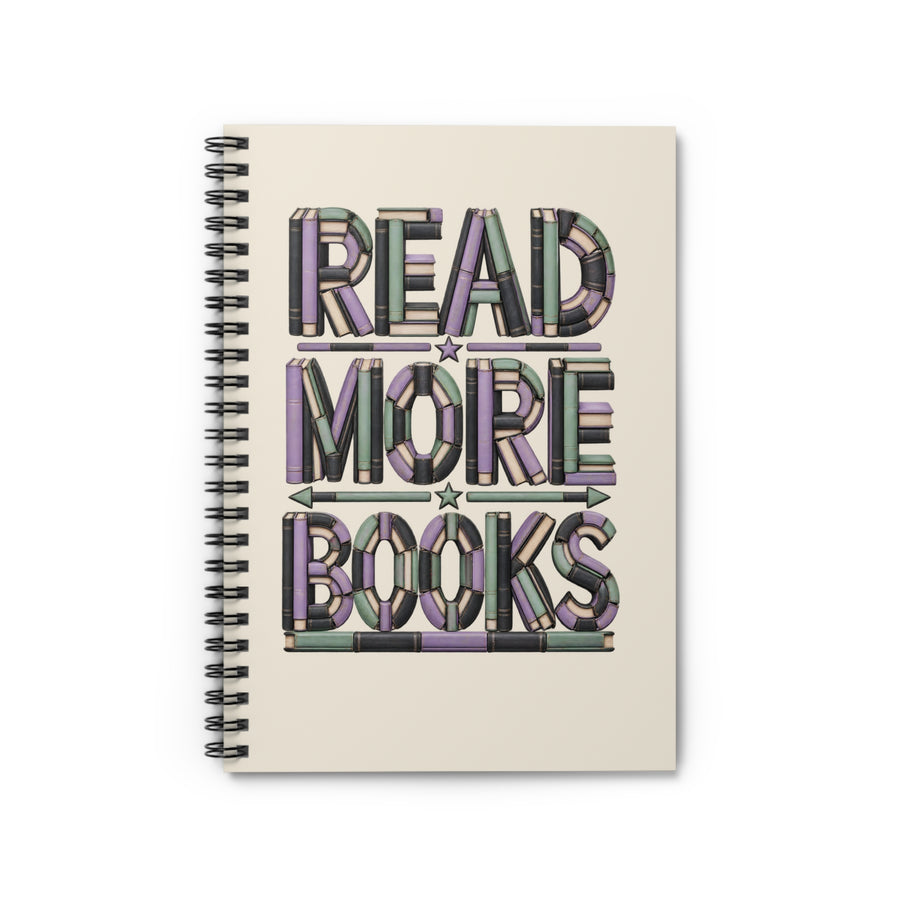 Read More Books Spiral Notebook