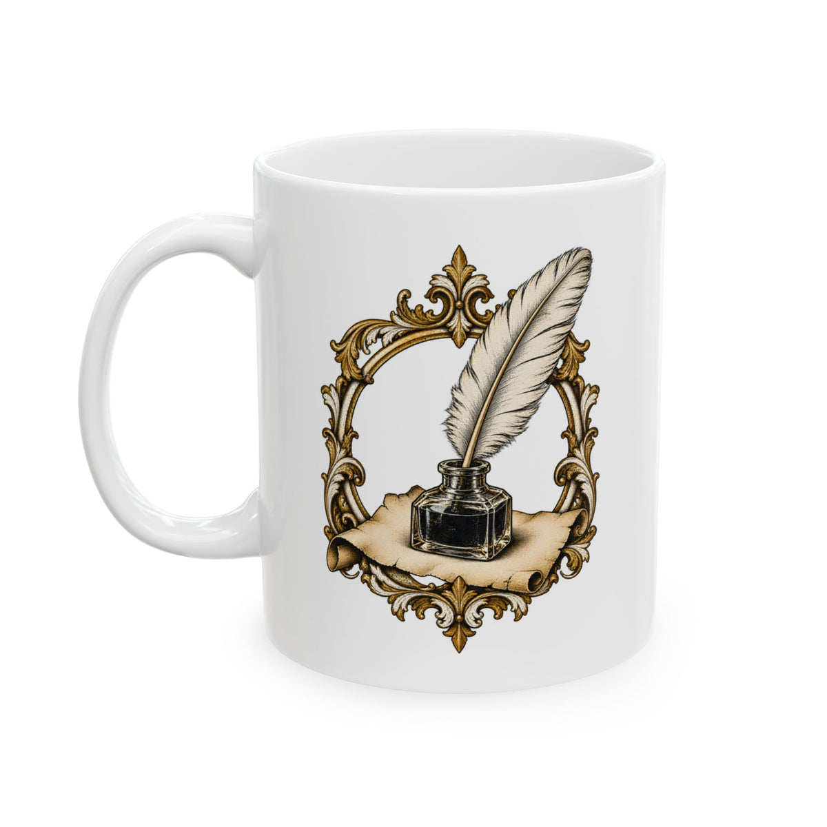 Quill & Inkwell Mug