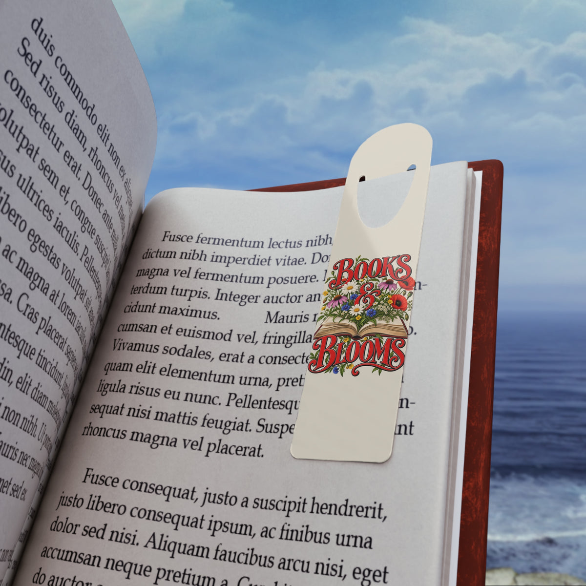 Books & Blooms Bookmark