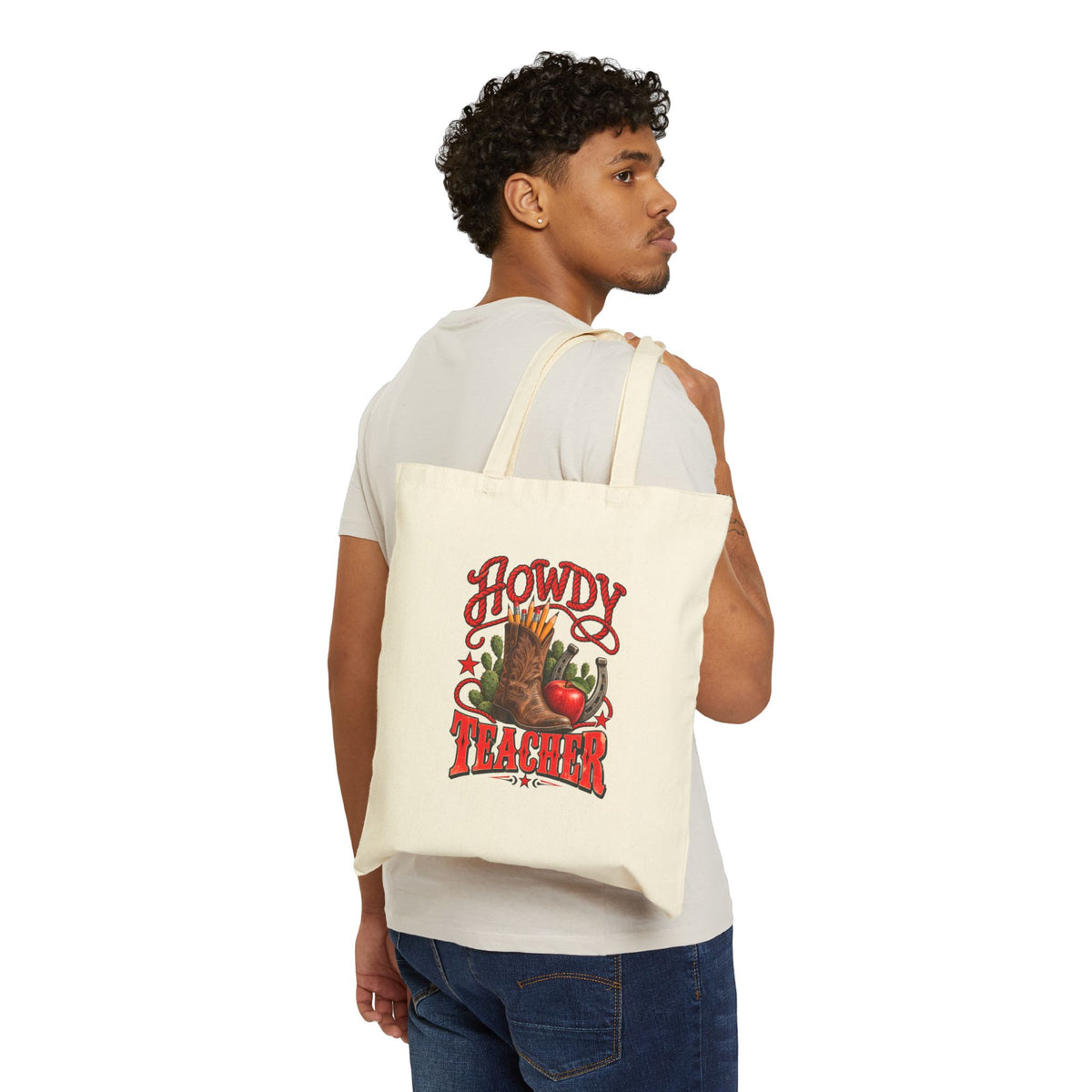 Howdy Teacher Tote Bag