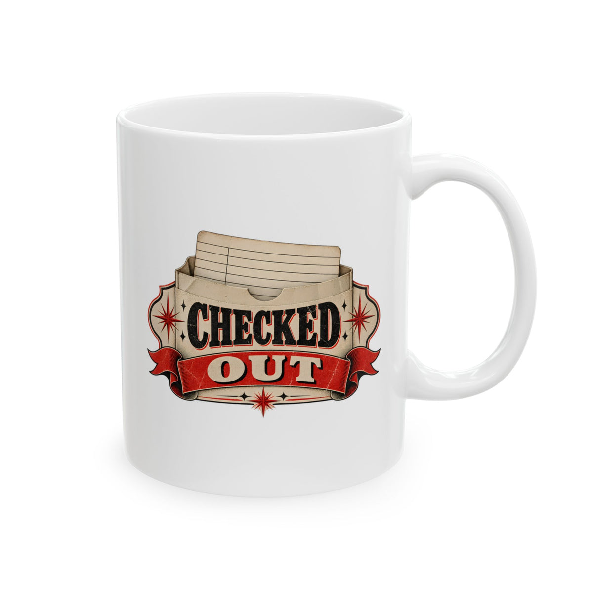Checked Out Mug