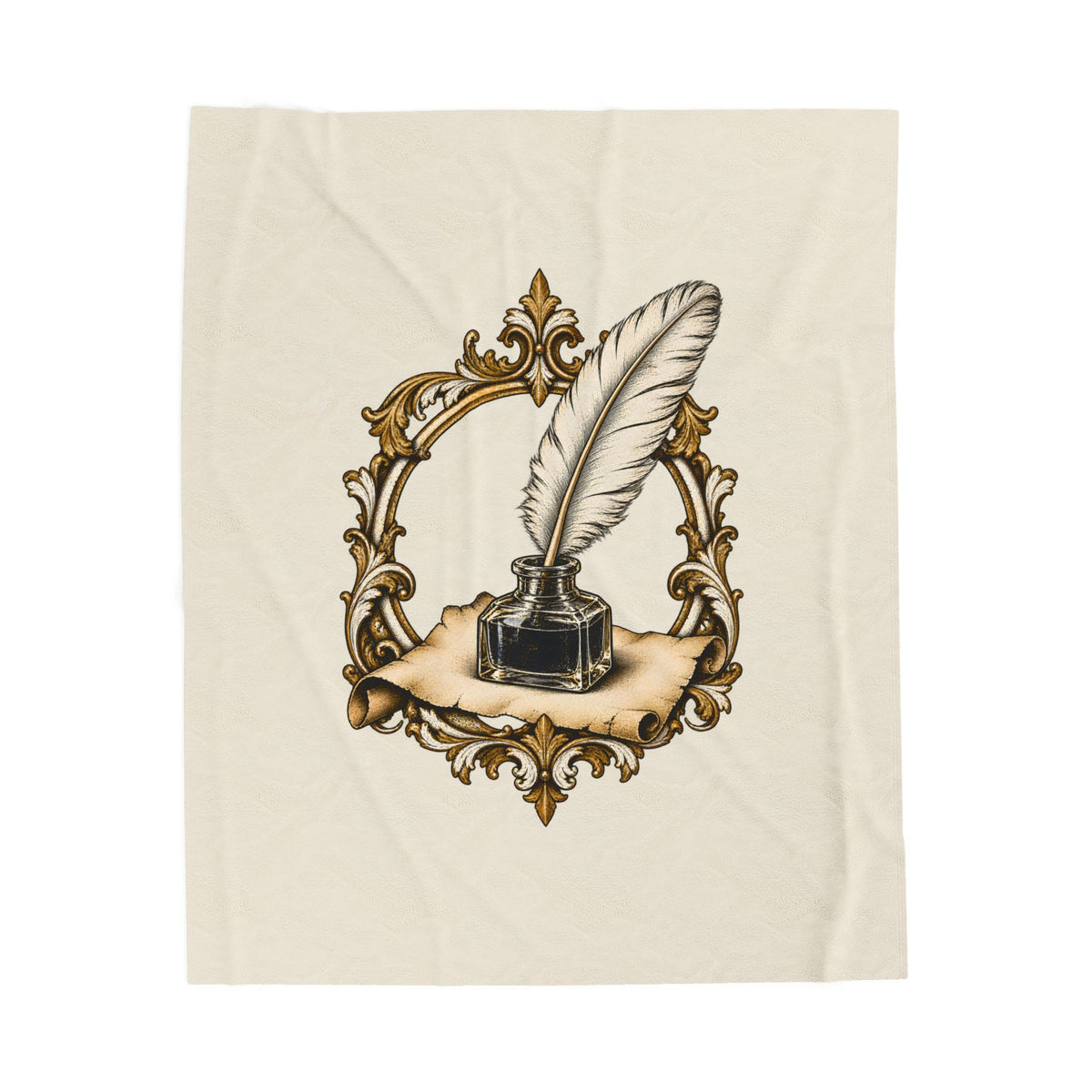 Quill & Inkwell Plush Blanket