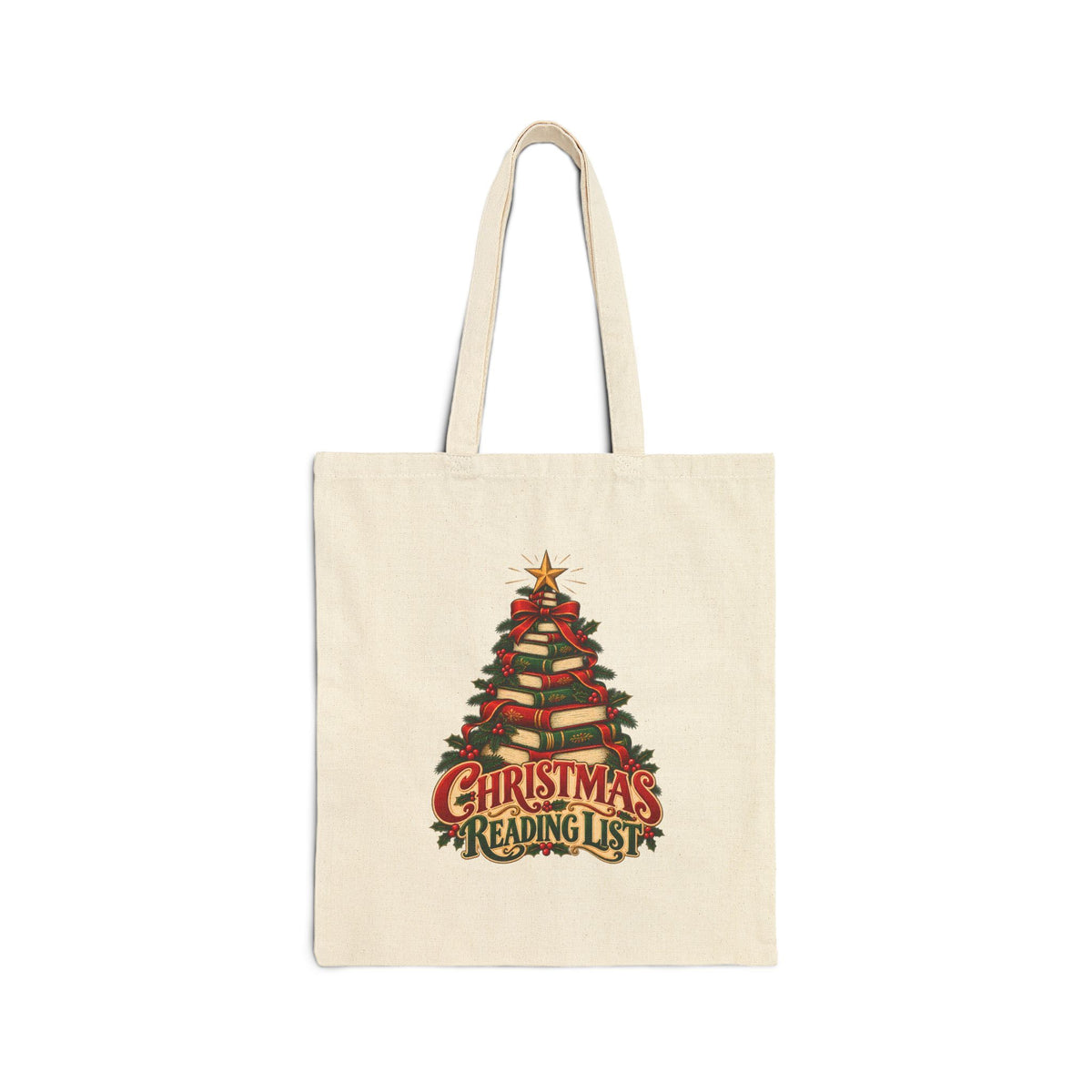 Christmas Reading List Tote Bag