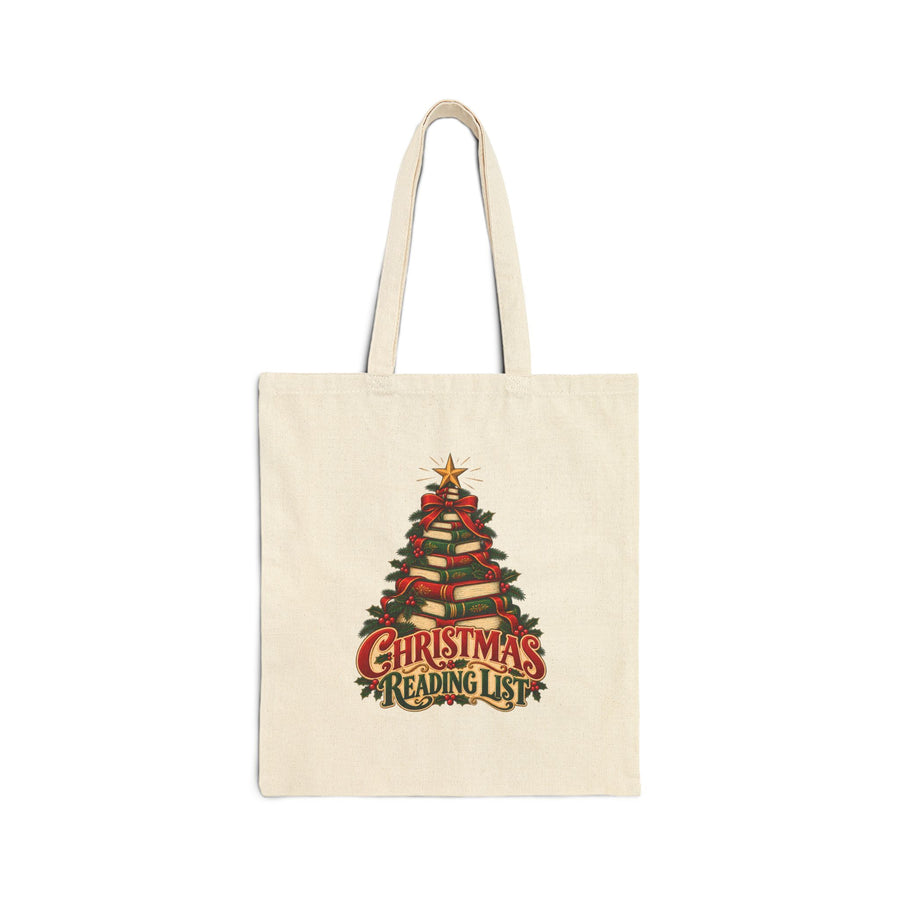 Christmas Reading List Tote Bag