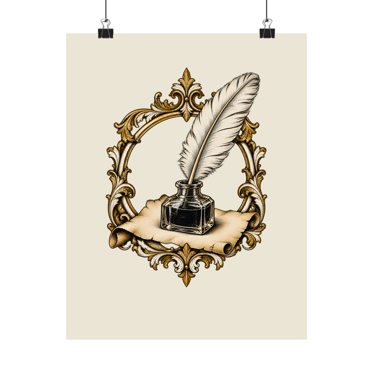 Quill & Inkwell Poster