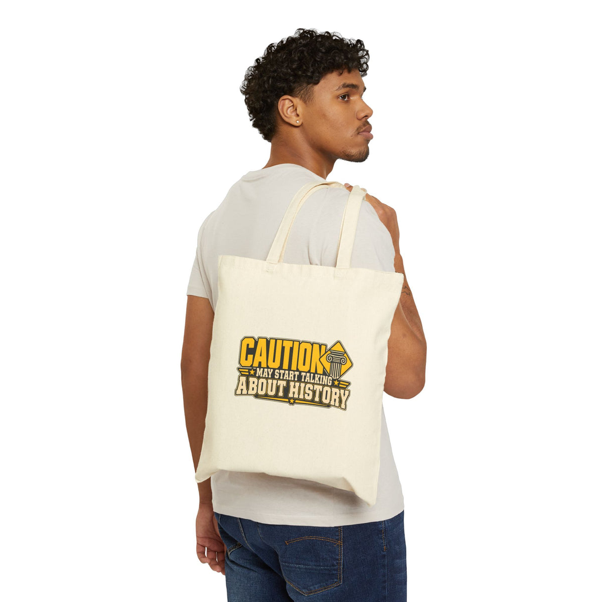 May Start Talking About History Tote Bag
