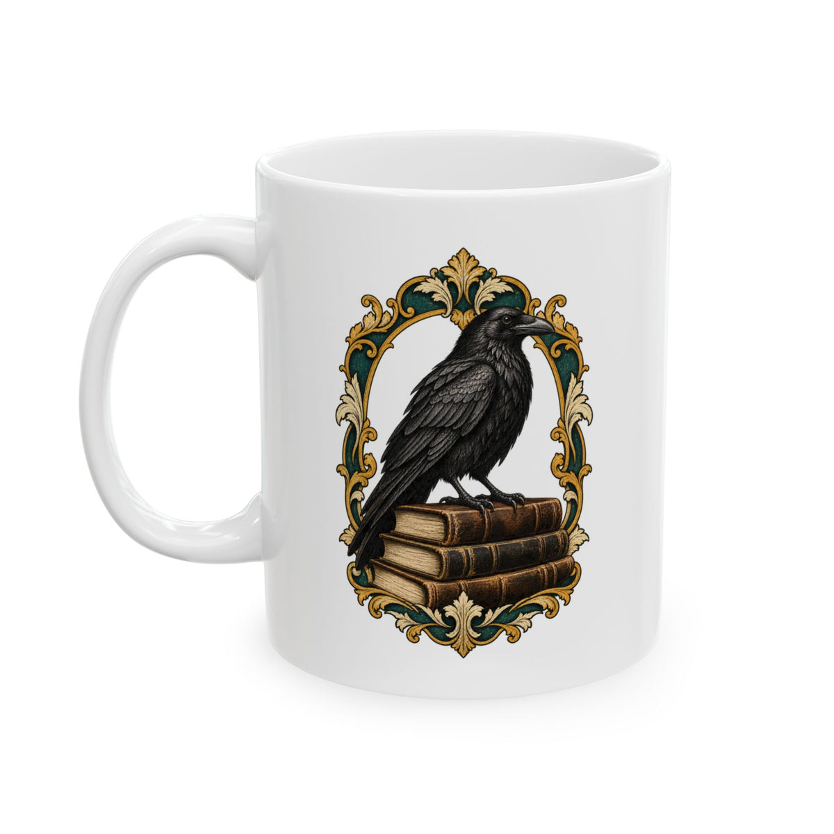 The Raven & the Stacks Mug