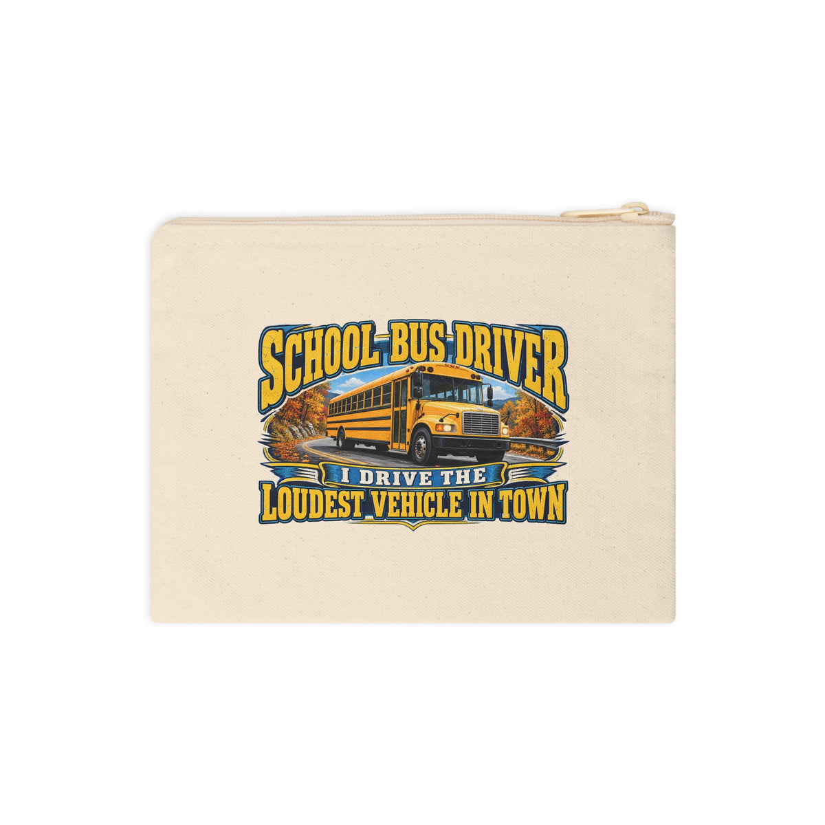 School Bus Driver Pencil Pouch