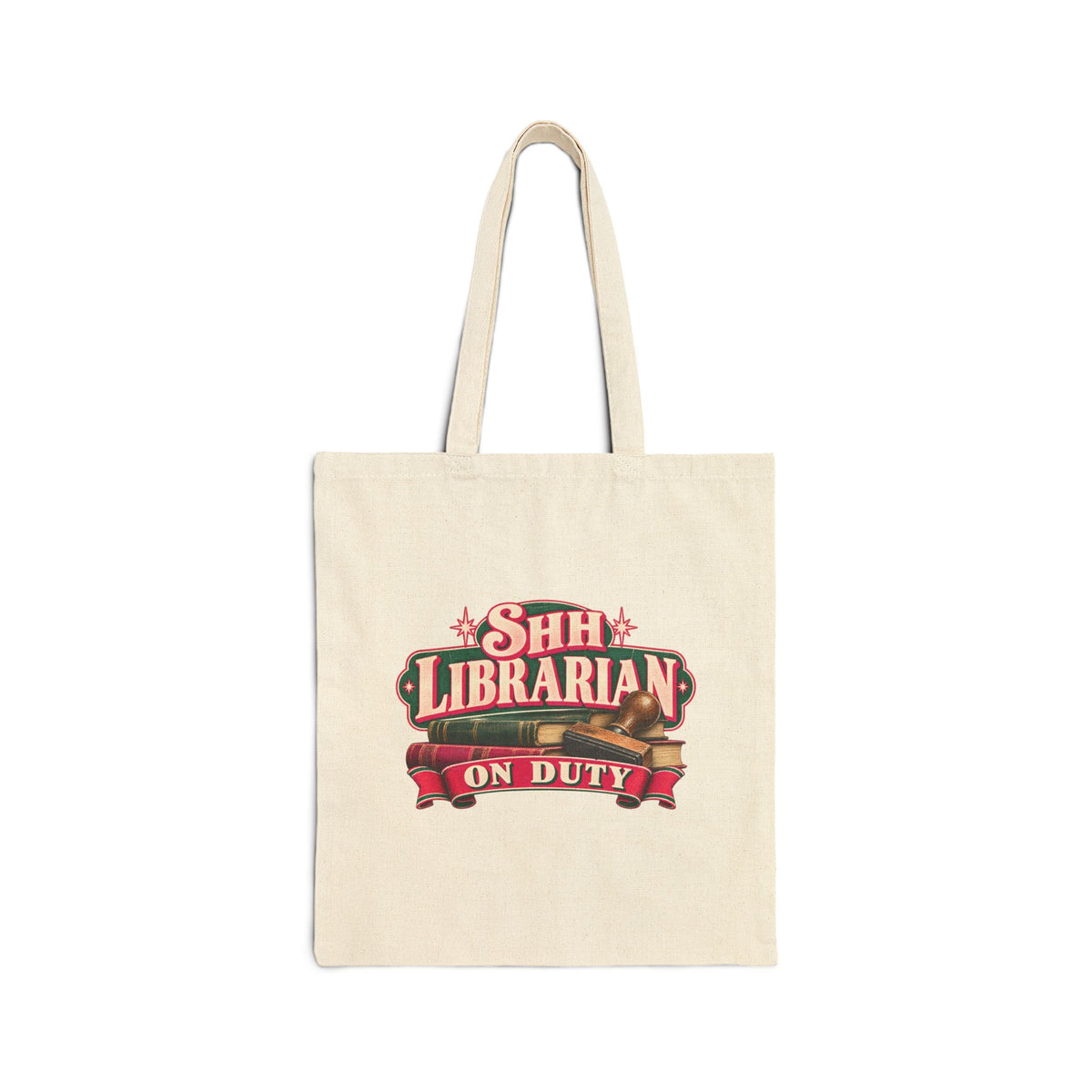 Shh, Librarian on Duty Tote Bag