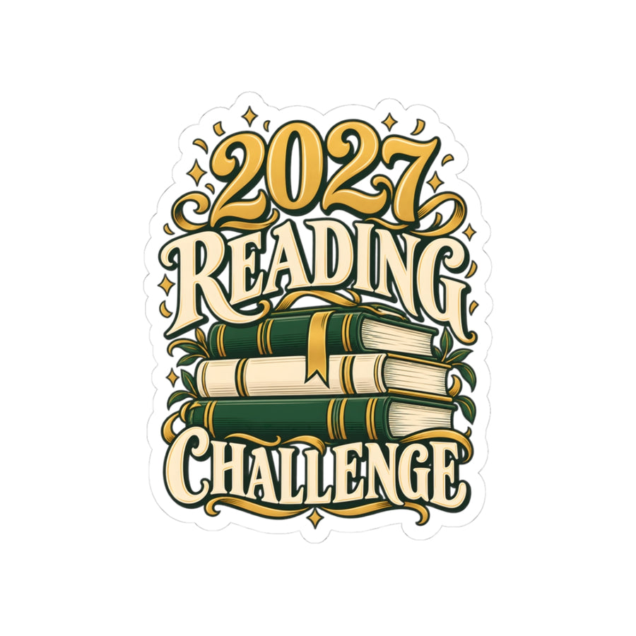 2027 Reading Challenge Sticker