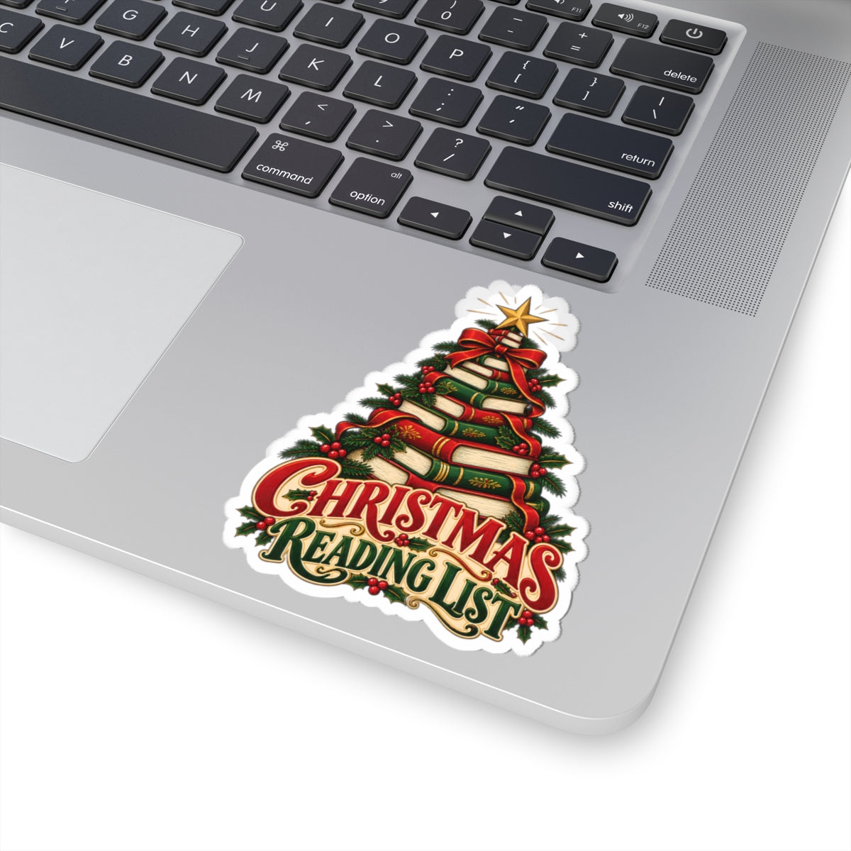 Christmas Reading List Sticker