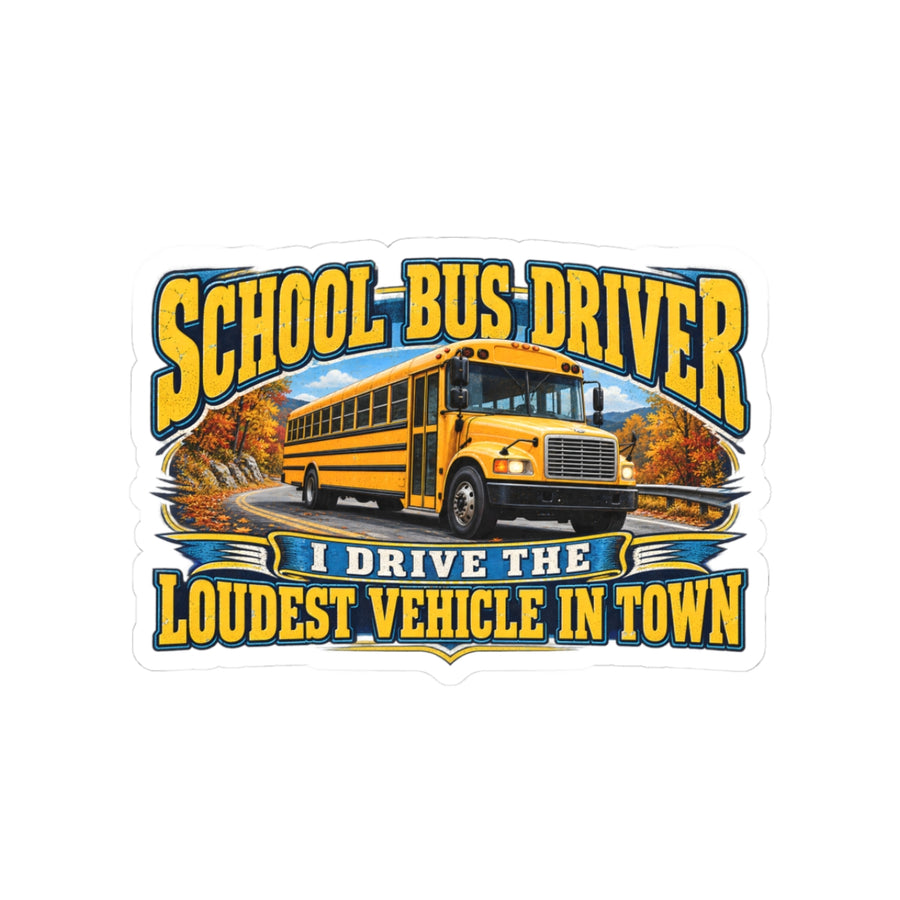 School Bus Driver Sticker