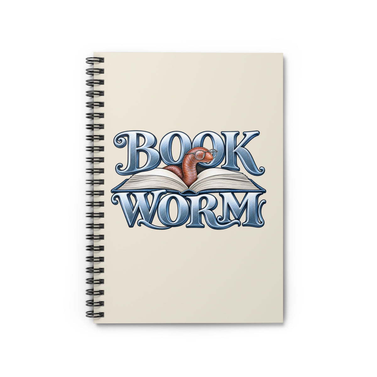 Book Worm Spiral Notebook