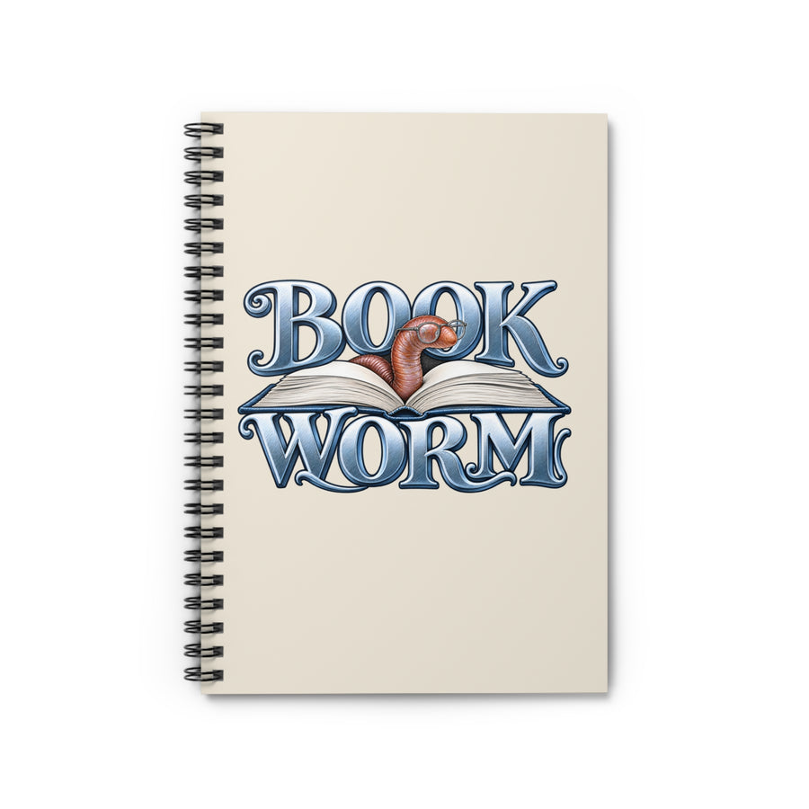 Book Worm Spiral Notebook
