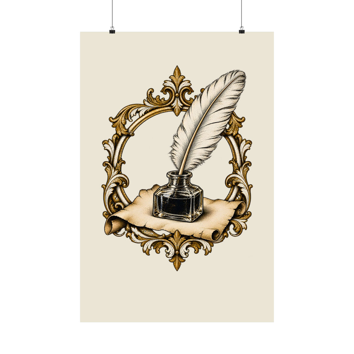 Quill & Inkwell Poster