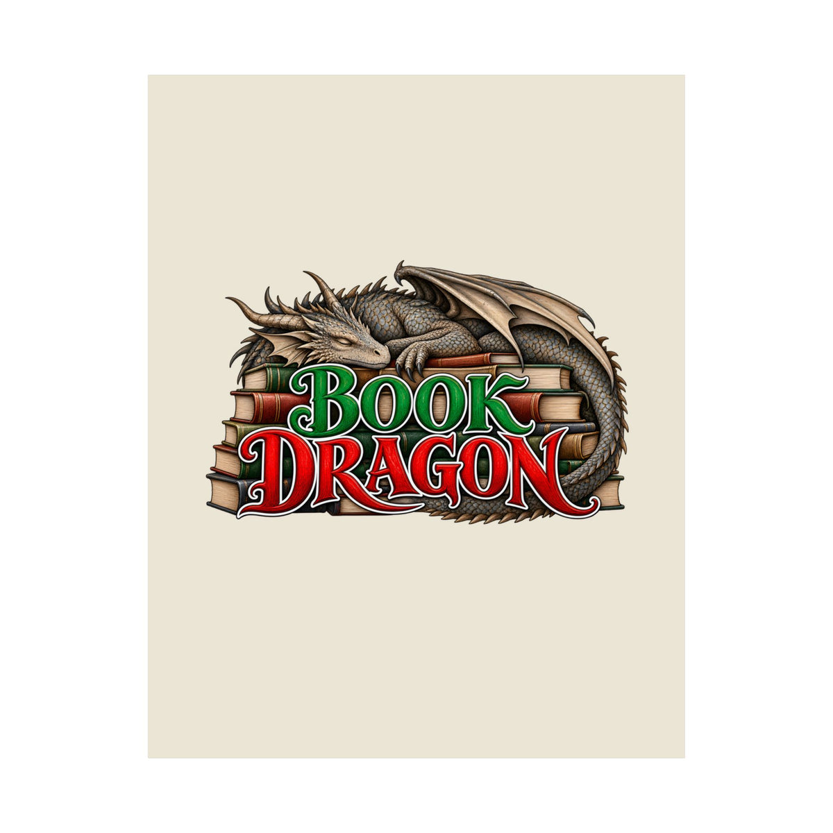 Book Dragon Poster