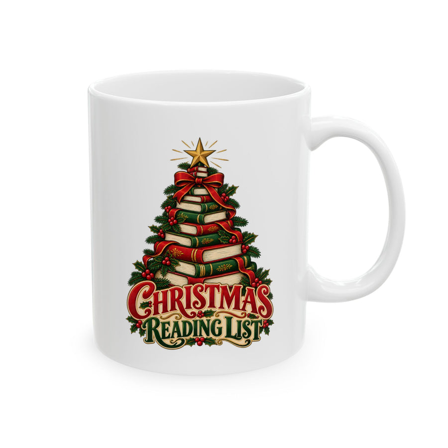 Christmas Reading List Mug