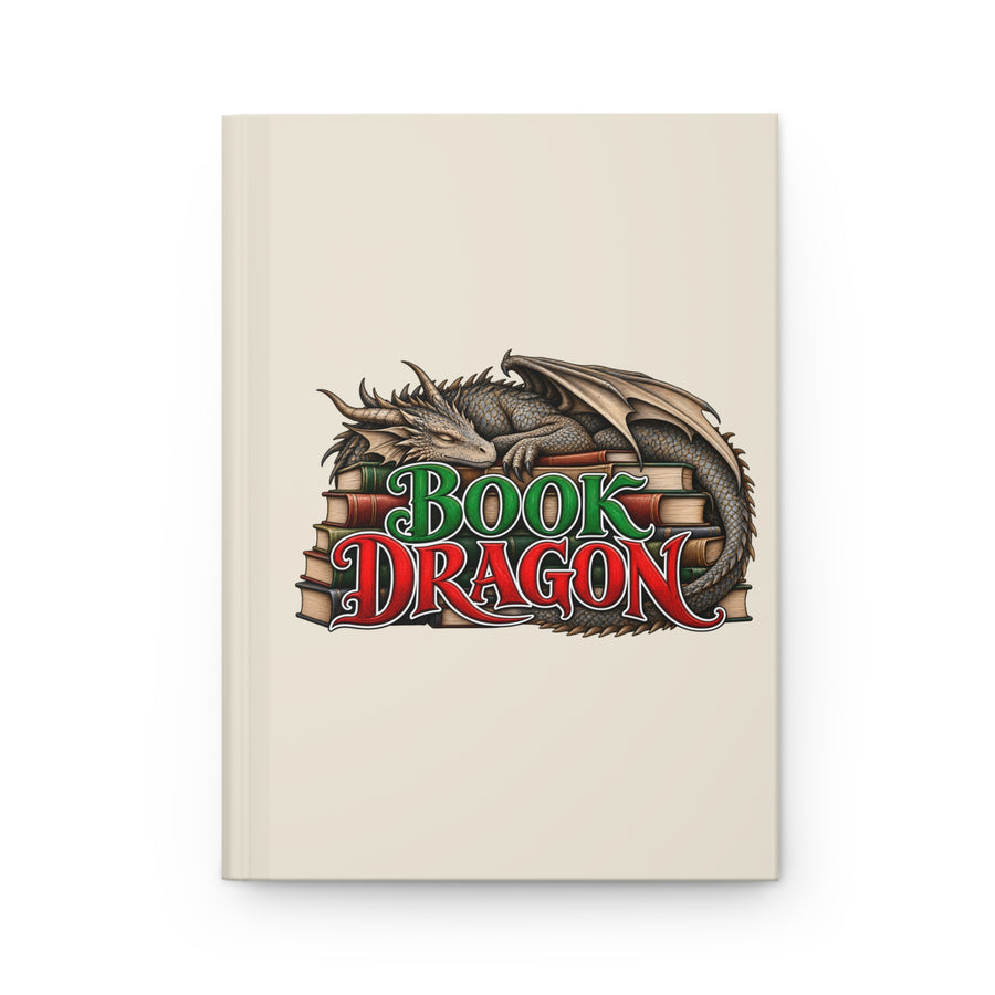 Book Dragon Hardcover Journal