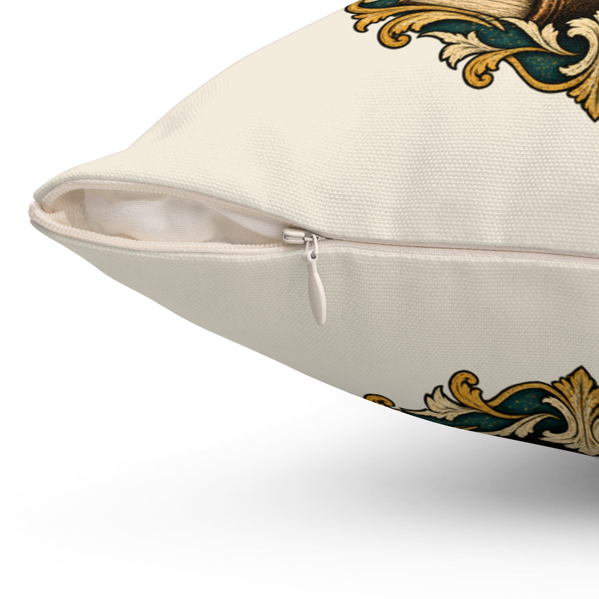 The Raven & the Stacks Throw Pillow