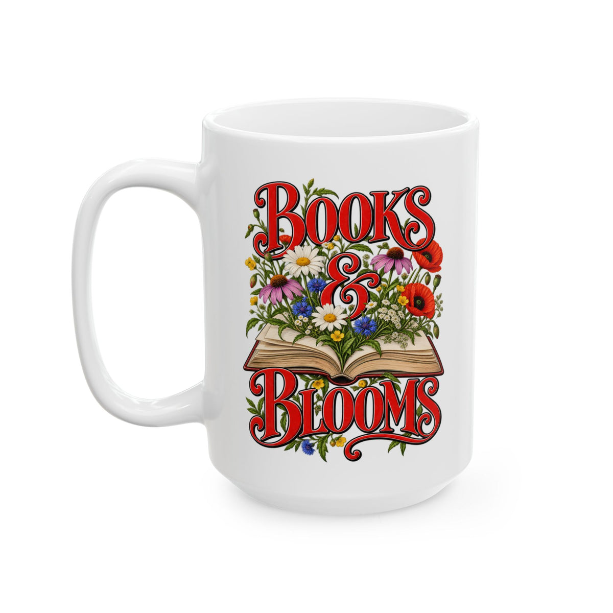 Books & Blooms Mug