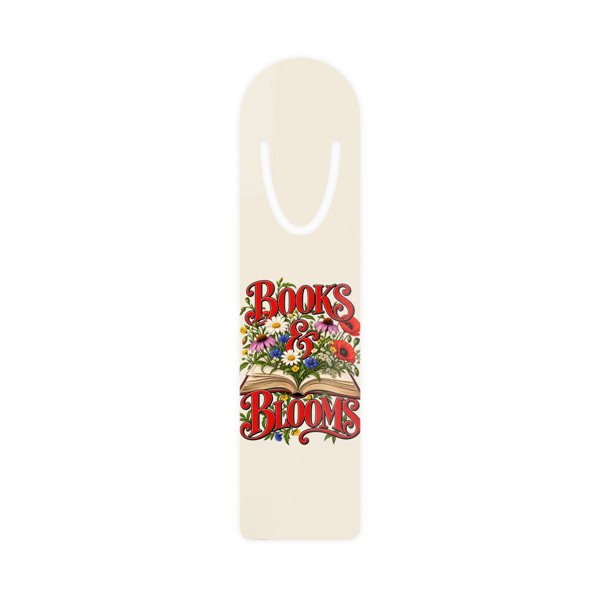 Books & Blooms Bookmark