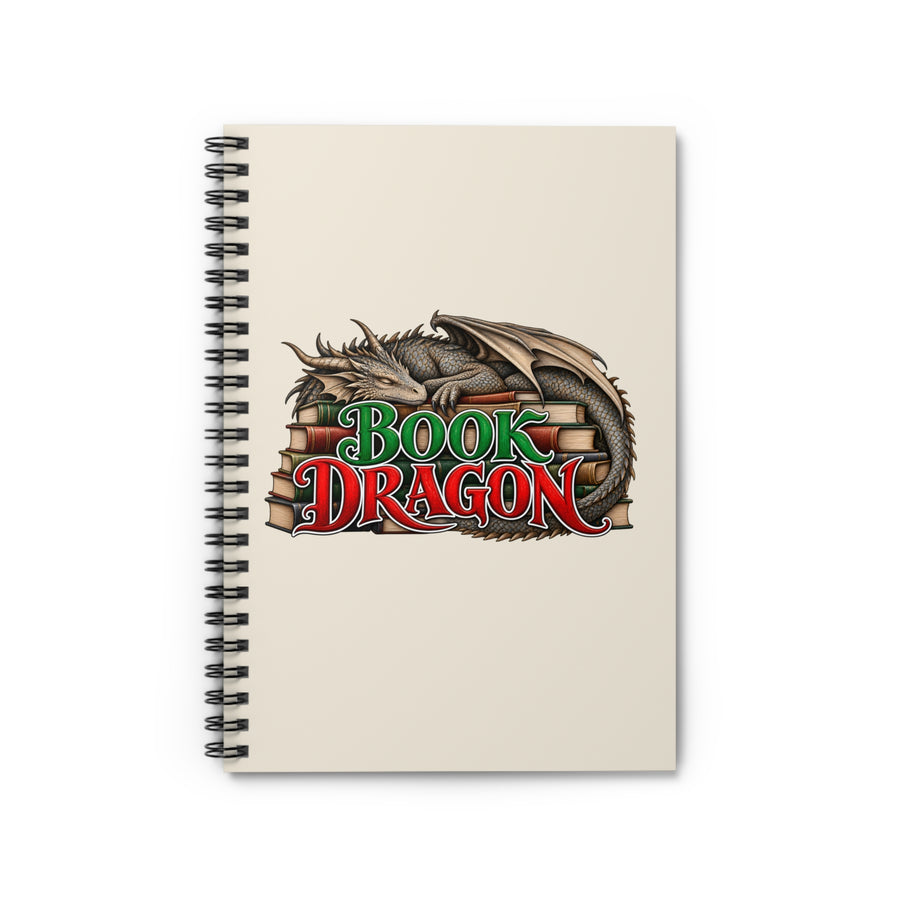 Book Dragon Spiral Notebook