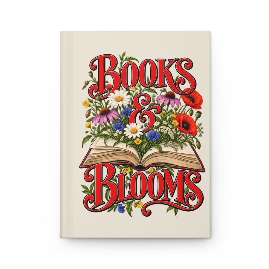 Books & Blooms Hardcover Journal