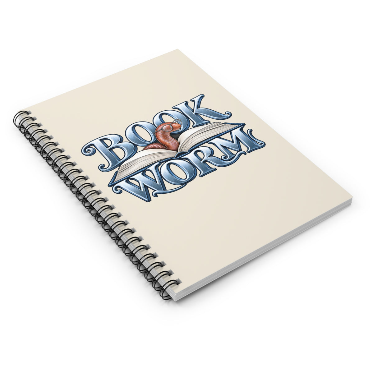 Book Worm Spiral Notebook
