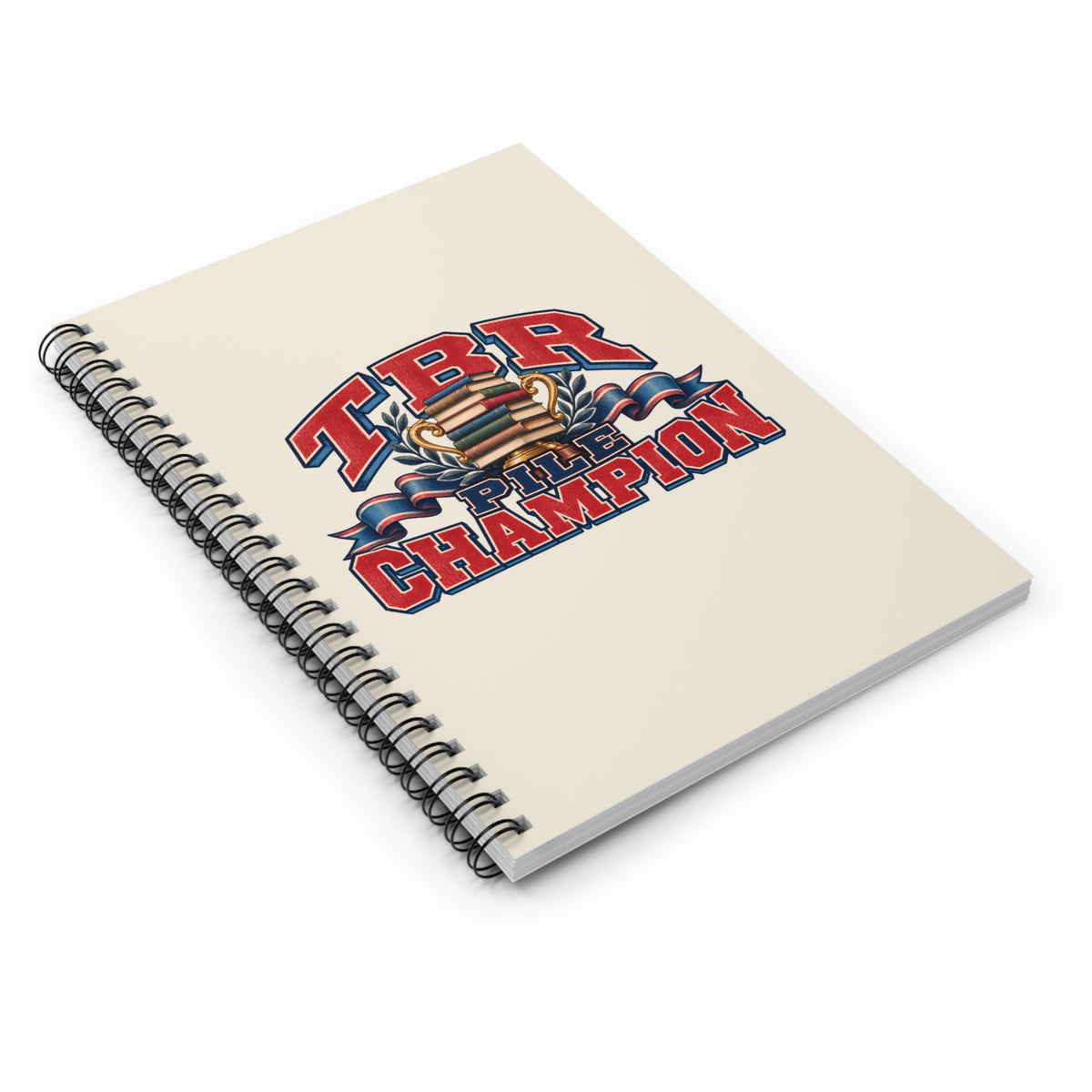 TBR Pile Champion Spiral Notebook
