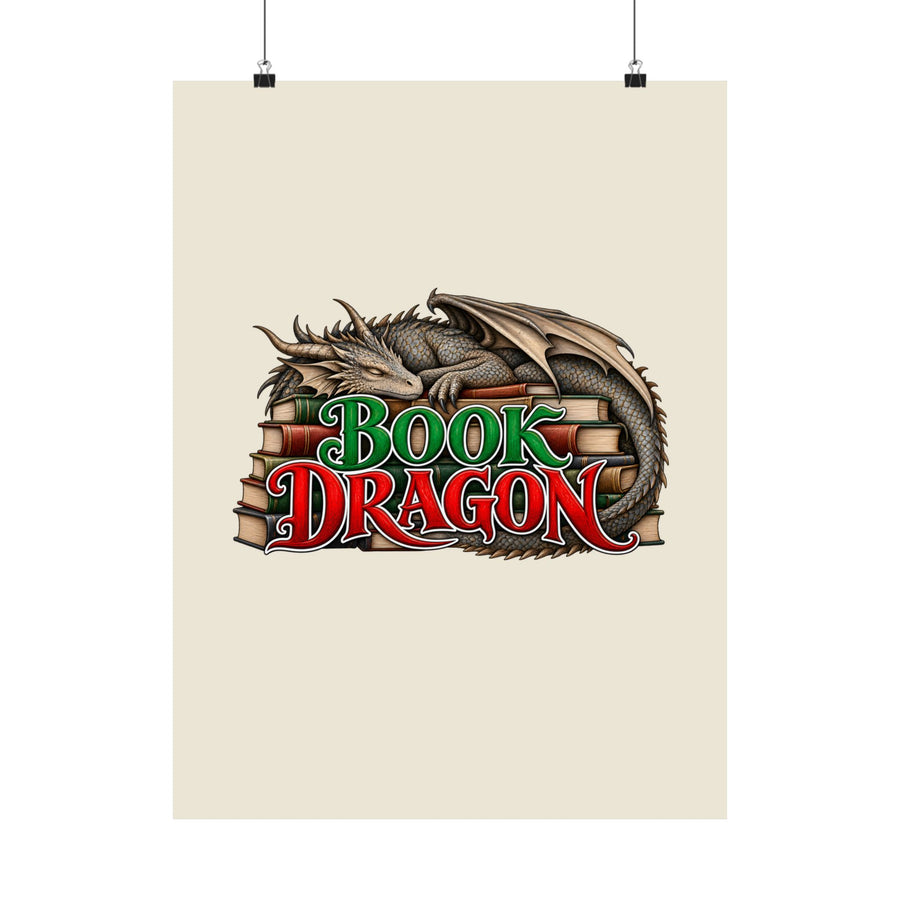 Book Dragon Poster