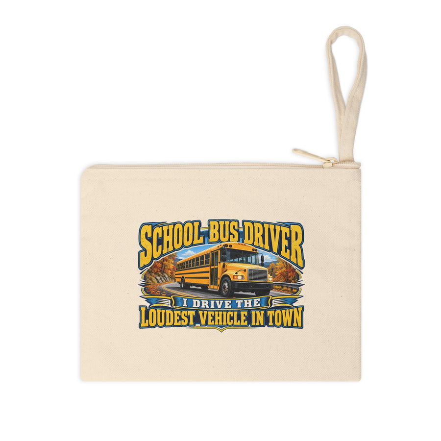 School Bus Driver Pencil Pouch