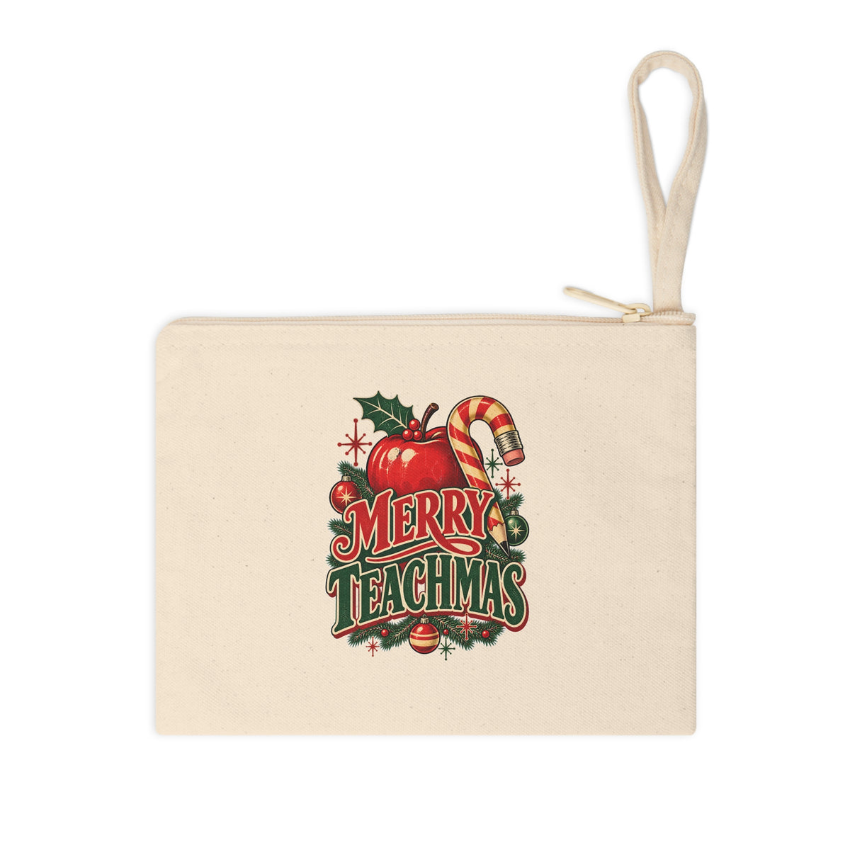 Merry Teachmas Pencil Pouch