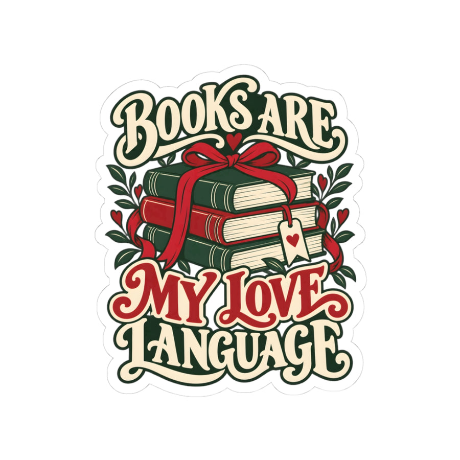 Books Are My Love Language Sticker