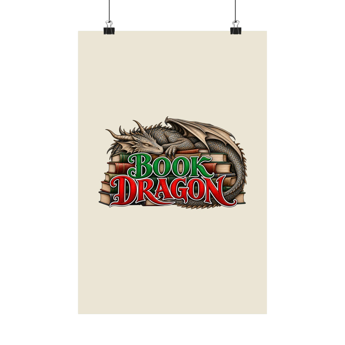 Book Dragon Poster
