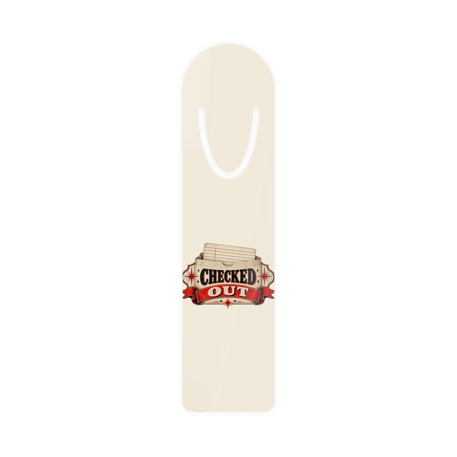 Checked Out Bookmark