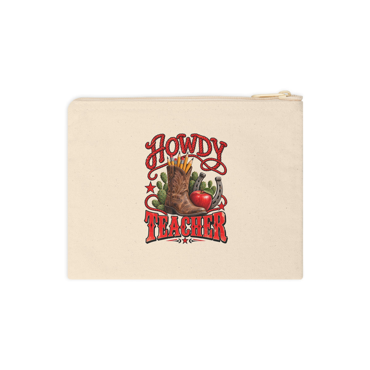 Howdy Teacher Pencil Pouch