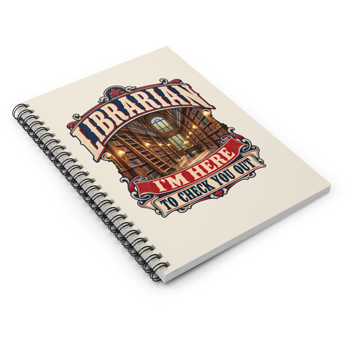 I'm Here to Check You Out Spiral Notebook