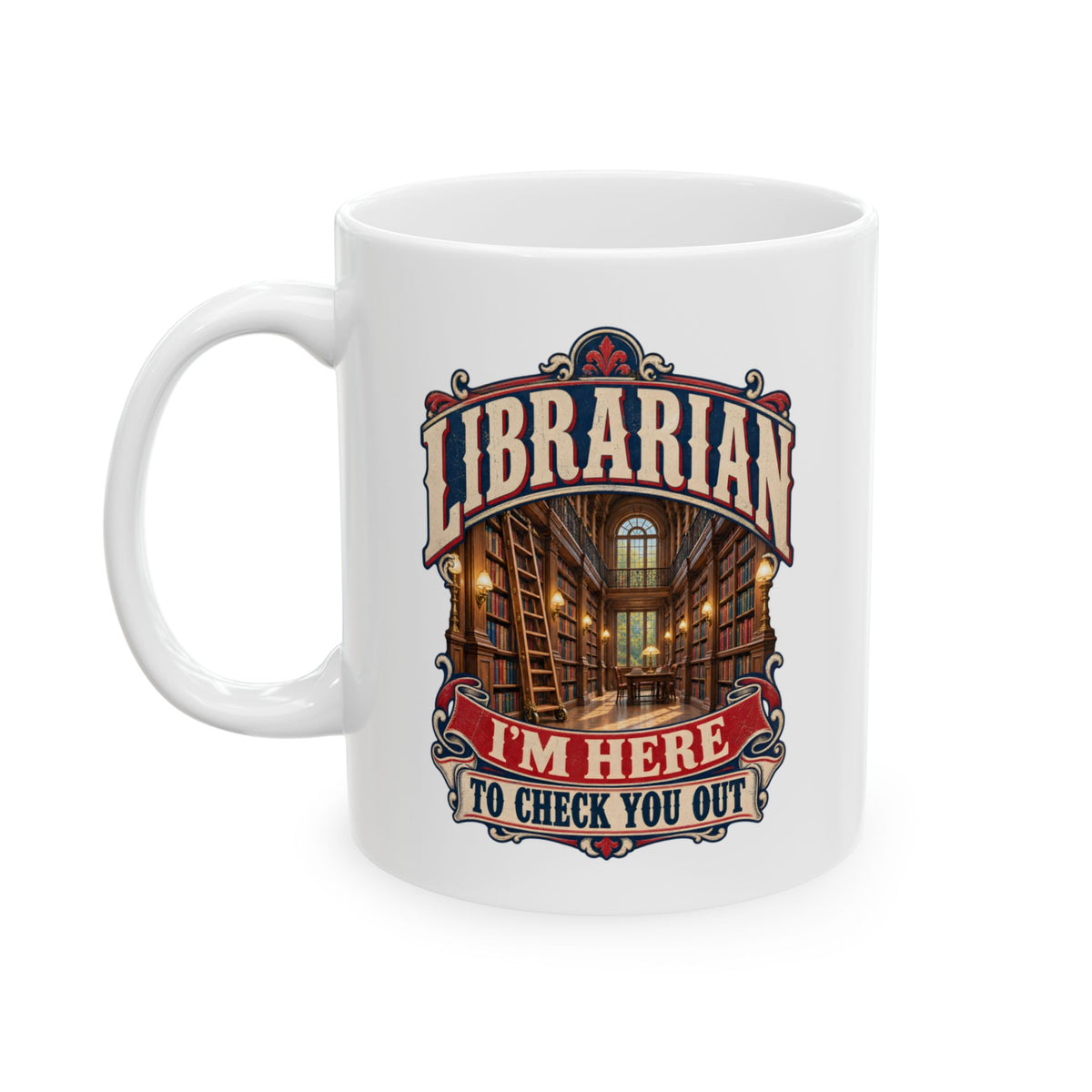 I'm Here to Check You Out Mug
