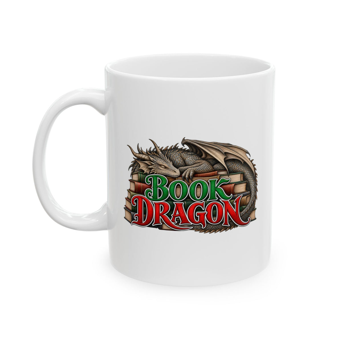 Book Dragon Mug