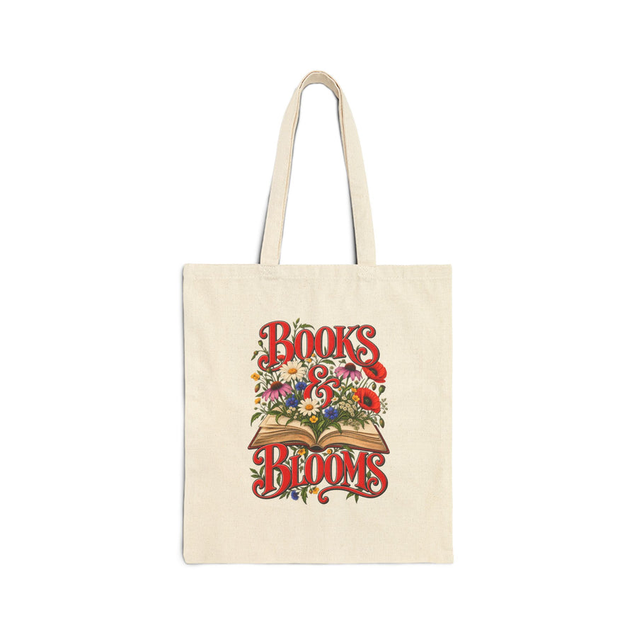 Books & Blooms Tote Bag