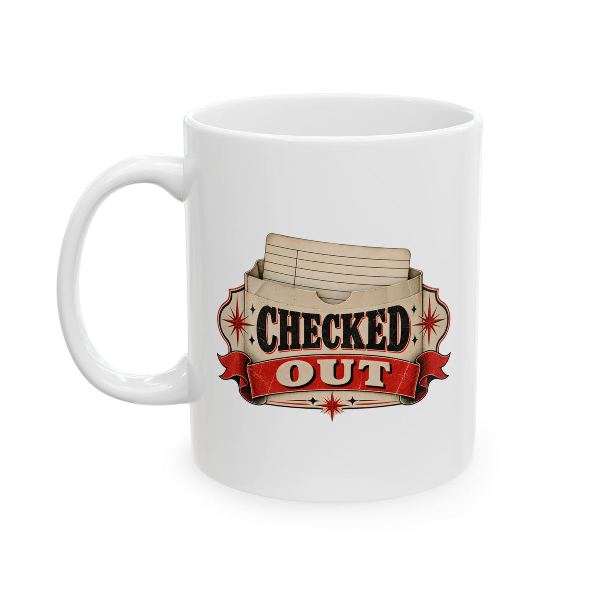 Checked Out Mug